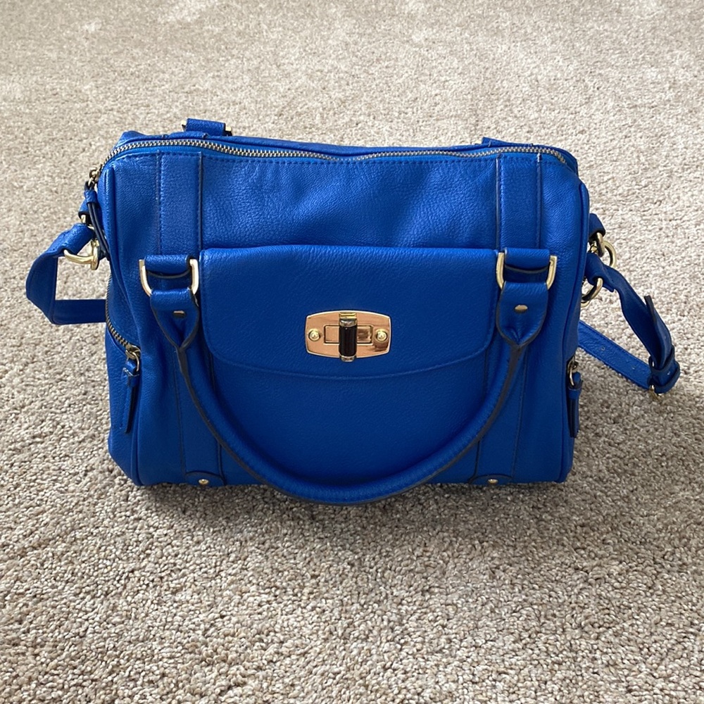 Merona Faux Leather Satchel Bag
